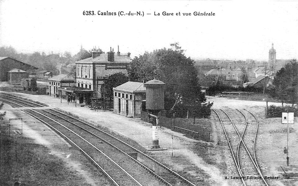 GareCaulnesVuegénérale1900