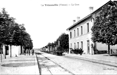 GareLaTrimouilledesserte1900