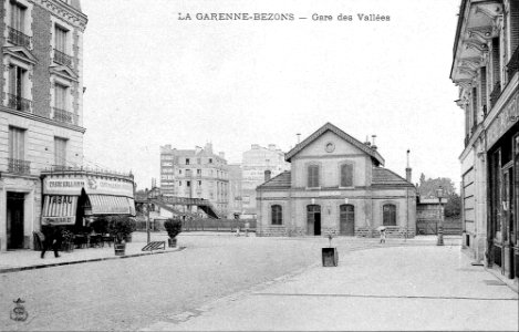 GareDesValléesVue delaPlace1900