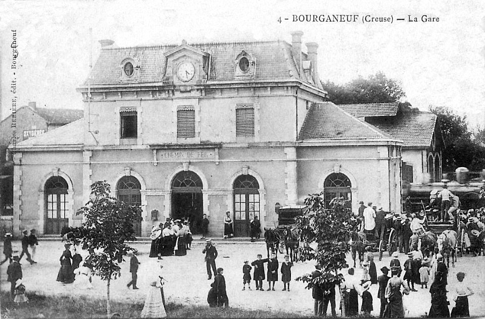 GareBourganeufCreuse1900
