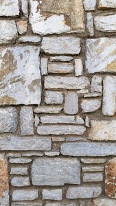 Stone masonry fortification stone wall