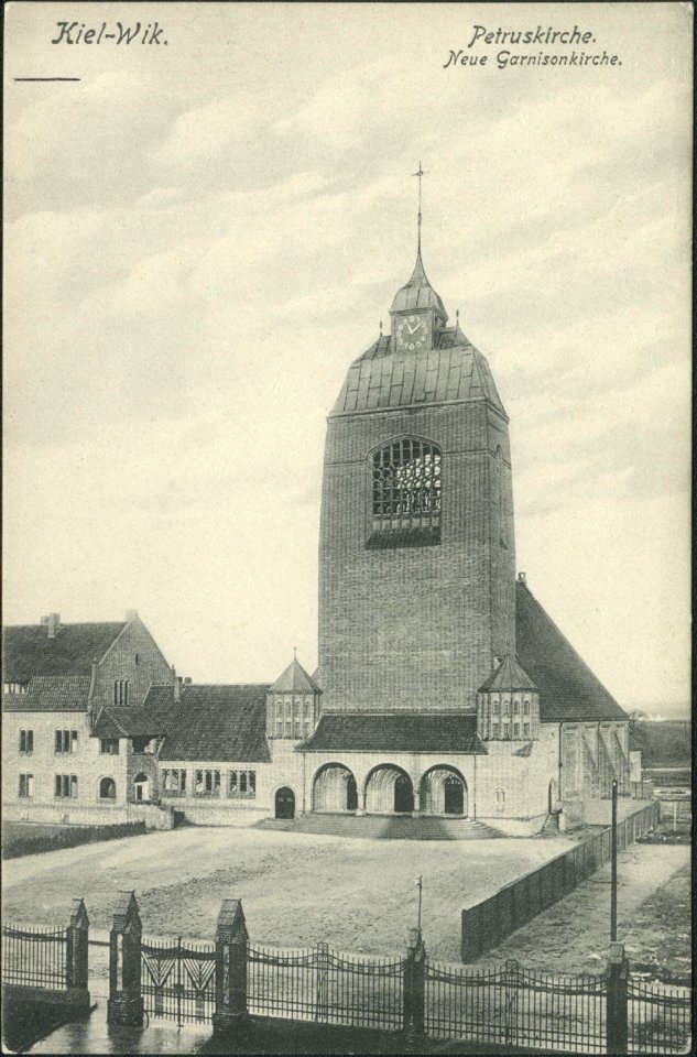 Garnisonskirche (später Petruskirche) in der Wik (Kiel 27.860)