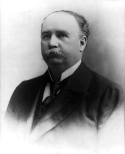 Garrett Augustus Hobart, 1844-1899, bust portrait, facing left LCCN2006687344