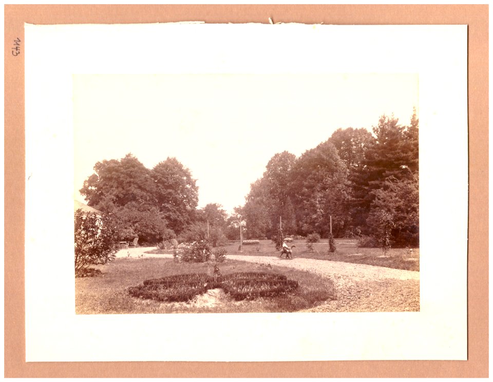 Garten von Gut Nidek, Mitte 1890er Jahre