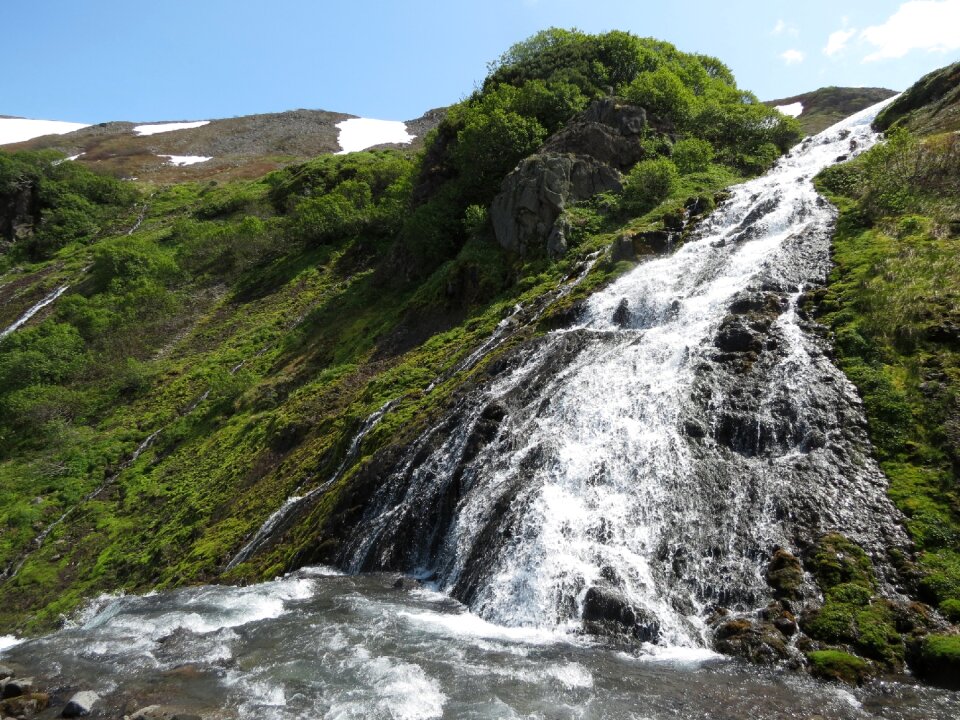 Mountain stream mountains landscape