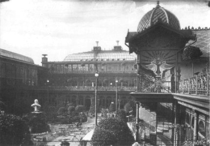 Garten Kristallpalast Leipzig vor 1909