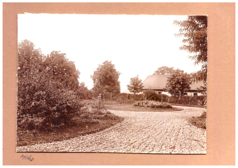 Garten von Gut Nidek, 1890er Jahre