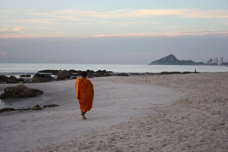 Sea view buddhism thailand