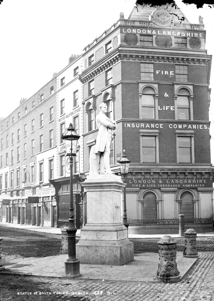 Gas Lamp no. 313 London and Lancashire Fire and Life in Dublin