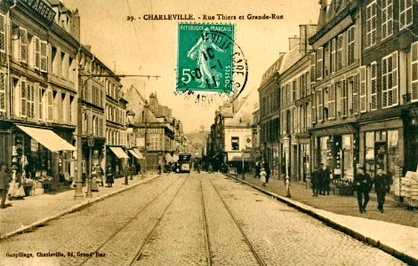 Gaspillage 29 - CHARLEVILLE - Rue Thiers et Grande-Rue