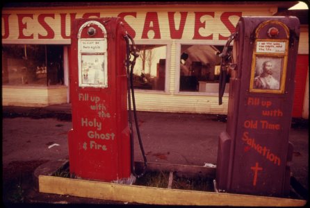 Gasoline-stations-abandoned-during-the-fuel-crisis-in-the-winter-of-1973-74-were-sometimes-used-for-other-purposes041974 4272539128 o