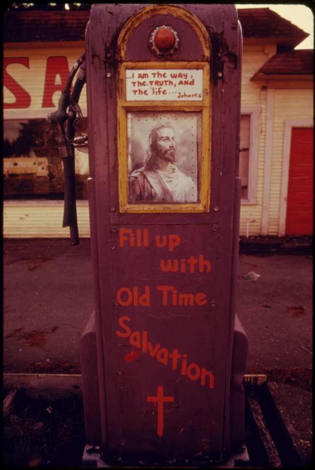 Gasoline-stations-abandoned-during-the-fuel-crisis-in-the-winter-of-1973-74-were-sometimes-used-for-other-purposes041974 4271797351 o