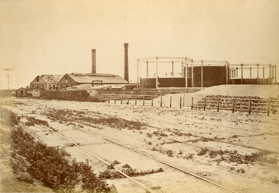 Gasómetro primitivo (Junior, 1876)