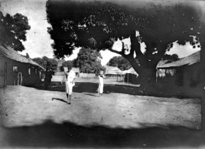 Gata i infödingsstaden. Datum, 1907. Ort, Marovoay, Madagaskar. Marovoay - SMVK - 021853