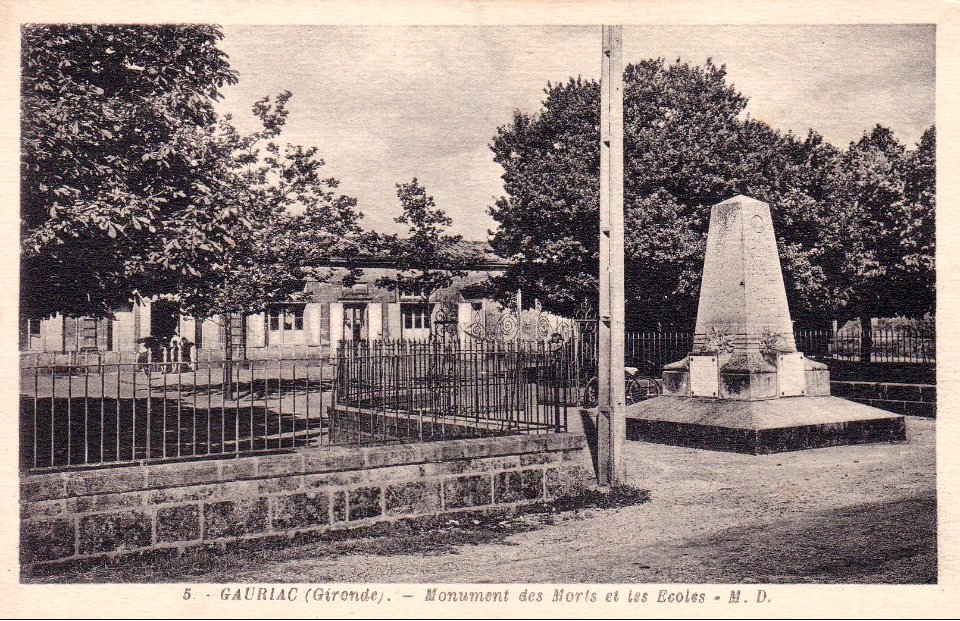 Gauriac - monument aux morts