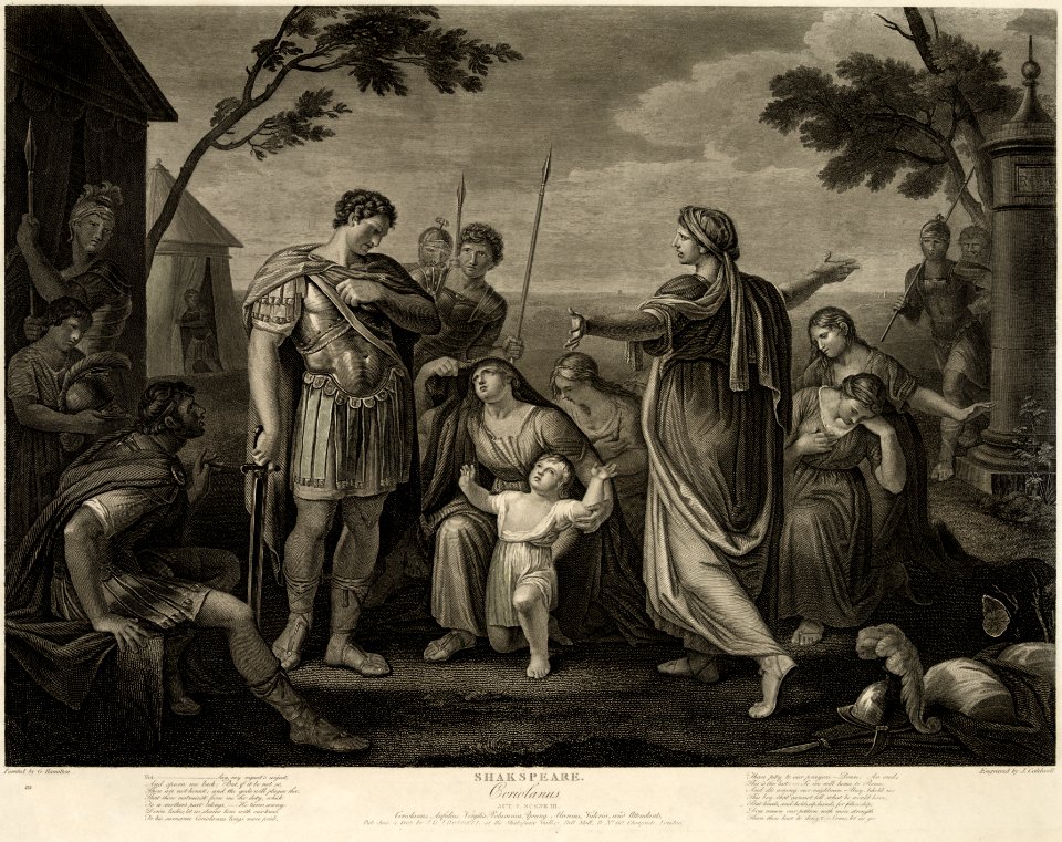 Gavin Hamilton - Coriolanus Act V, Scene III