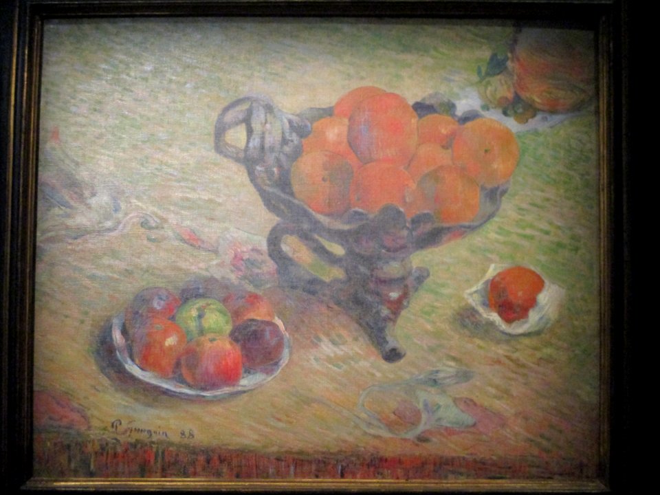 Gauguin nature morte fruits 1888