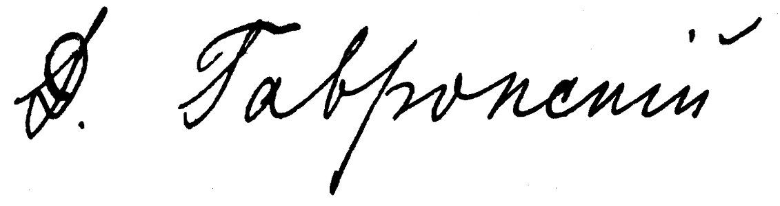 Gawronsky D signature