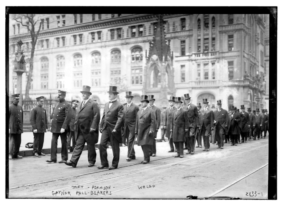 Gaynor pall bearers, Taft, Adamson, Waldo LCCN2014694287