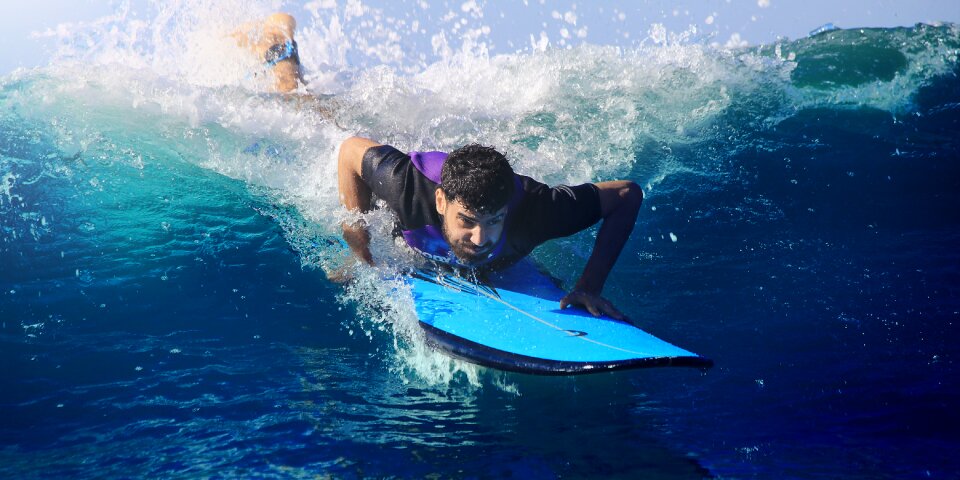 Sport board blue photo