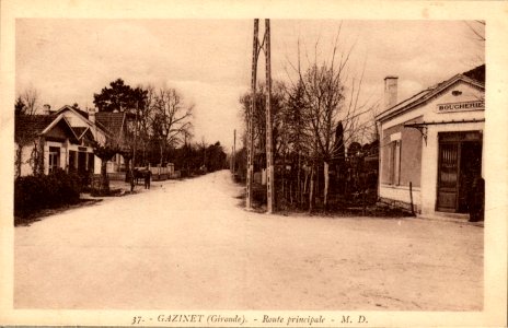 Gazinet - route principale