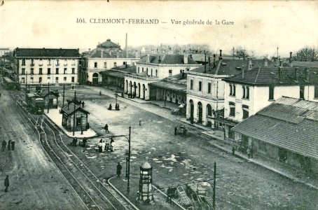 GdO 404 - CLERMONT-FERRAND - Vue générale de la Gare