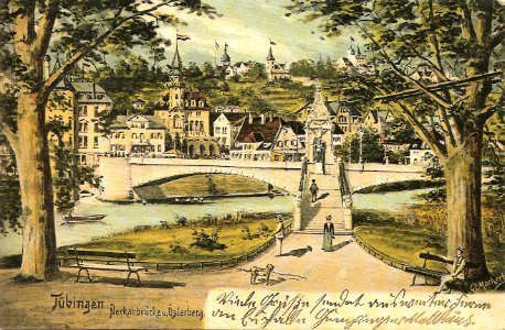 GE Markert - Neckarbrücke und Österberg (AK 1903 TPk47)