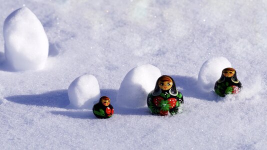 Season snowflake dolls photo