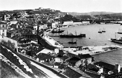 Gebrüder Alinari - Blick auf den Hafen von Ancona (Zeno Fotografie)