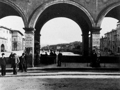 Gebrüder Alinari - Bogen der alten Brücke (Zeno Fotografie)