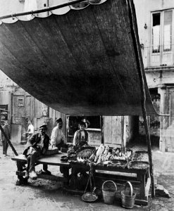 Gebrüder Alinari - Ein Fischverkäufer in Napoli (Zeno Fotografie)