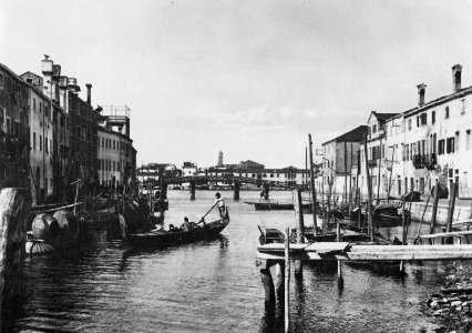 Gebrüder Alinari - Ein Kanal des Giudecca (Zeno Fotografie)