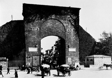 Gebrüder Alinari - Das San Frediano Tor (1) (Zeno Fotografie)