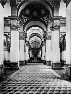 Gebrüder Alinari - Innenansicht der Santa Giustina in Padua (Zeno Fotografie)