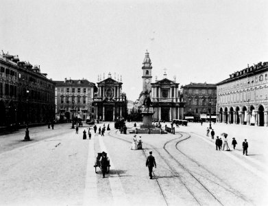 Gebrüder Alinari - Der San Carlo Platz in Torino (Zeno Fotografie)