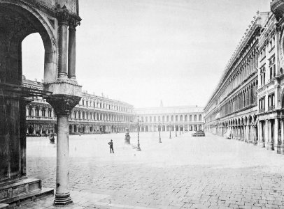 Gebrüder Alinari - Der San Marco Platz in Venedig (Zeno Fotografie)