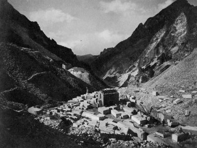 Gebrüder Alinari - Marmorbruch neben Apuane (Zeno Fotografie)