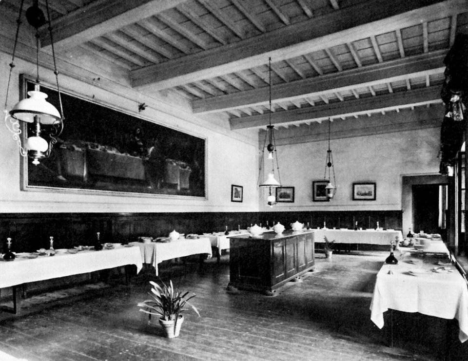 Gebrüder Alinari - Die Ruheanstalt - das Speisezimmer (Zeno Fotografie)