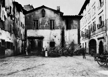 Gebrüder Alinari - Ein Platz in der Nähe der alten Stadtmitte (Zeno Fotografie)