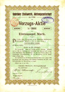 Gebrüder Stollwerck AG 1902