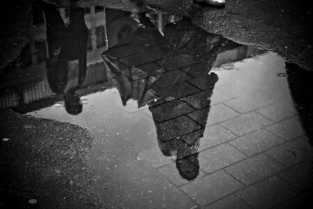 Mirroring wet weather photo