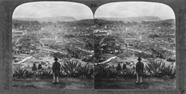 Gebrüder Underwood - Blick auf Quito (Zeno Fotografie)