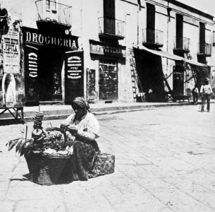 Gebrüder Alinari - Straßenverkäuferin in Napoli (Zeno Fotografie)