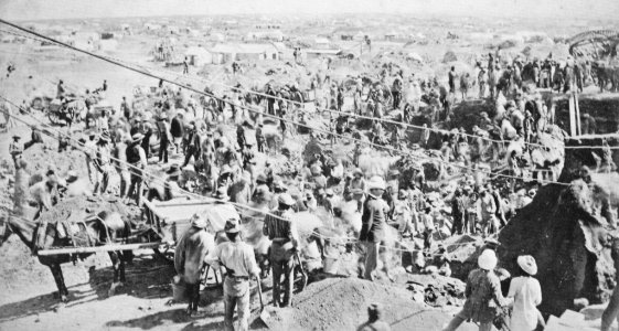 Gebrüder Gray - Diamantensuche an den Ufern des Vaal-Flusses (1) (Zeno Fotografie)