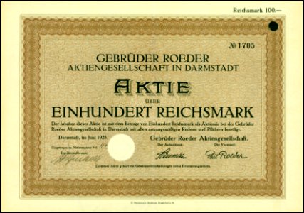 Gebrüder Roeder AG 1928 photo