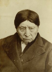 Geert Adriaans Boomgaard op 100-jarige leeftijd - J.G. Kramer (1888)