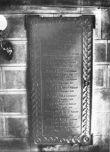 Gefallenengedenktafel Stiftskirche Tübingen