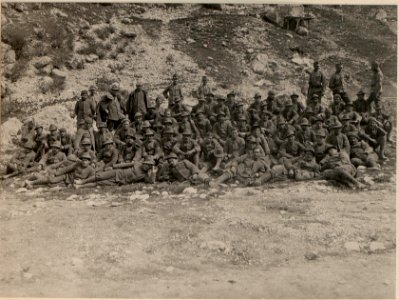 Gefangene Alpini Soldaten vom Regimente 2 in Soca.Aufgenommen am 5.5.1916. (BildID 15475251)