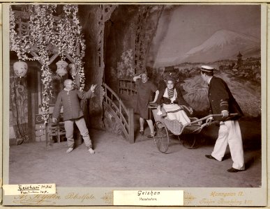 Geishan, Vasateatern 1898. Föreställningsbild - SMV - H11 015