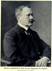 Geheimer Legationsrat Dr. Theodor Seitz, der neue Gouverneur von Kamerun, 1907